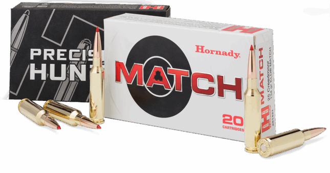Hornady 25 Creedmoor Factory Ammo
