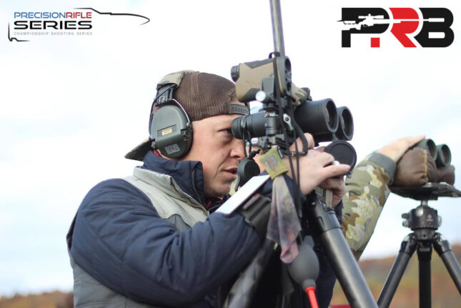 Morgun King Looking Through Binos at PRS Match