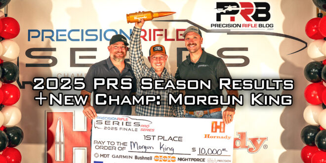 Morgun King Wins 2025 PRS Golden Bullet Season Champ