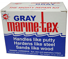 Gray Marine Tex Epoxy for Bedding Rifle Action
